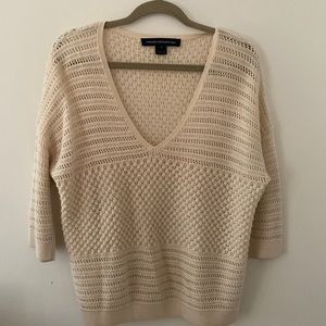 French Connection Sweater with Quarter Sleeves